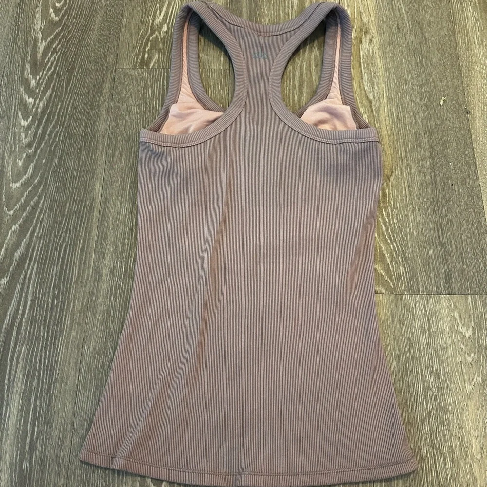 Alo Ribbed Racerback Tank - Picture 2 of 2